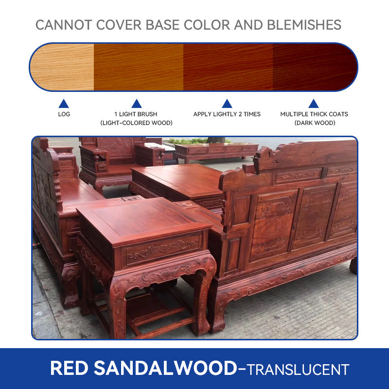 Water-Based Wood Grain Paint Outdoor Anti-Corrosion Wood Oil for Doors, Windows, Cabinets Color Change Renovation Brightening Anti-Wax Oil Antique Wood Paint