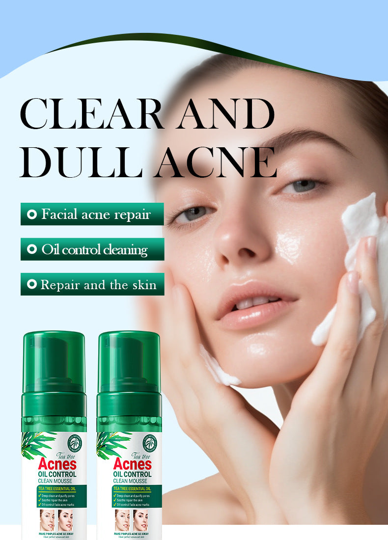 Tea Tree Mousse Facial Cleanser150gSADOER Clean Bubble Dense Facial Cleanser  Wholesale