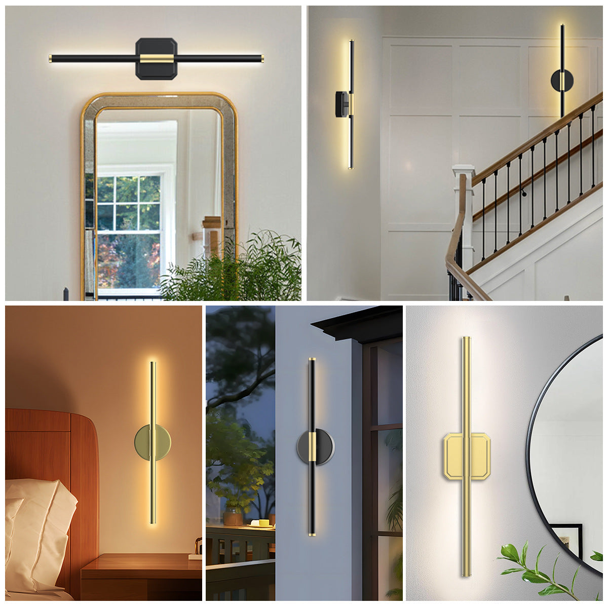 Dual-Head Detachable Wall Lamp Reading Wall Lamp No Wiring Wall Lamp Magnetic Wall Lamp Dimmable Wall Lamp Rechargeable Indoor Wall Lamp