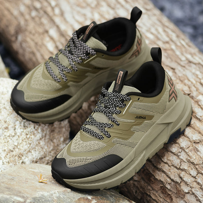 Large Size Men's Running Shoes Wear-Resistant Non-Slip Outdoor Hiking Shoes Breathable Versatile Shock Absorption High-Quality Sports Shoes
