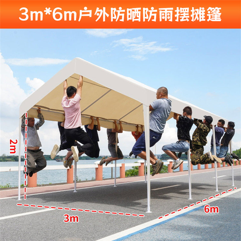 Customizable Advertising Internet Celebrity Tent for Night Market Stall Use, Four-Corner Rain Shelter, Sun Protection Car Tent, Outdoor Commercial Sunshade
