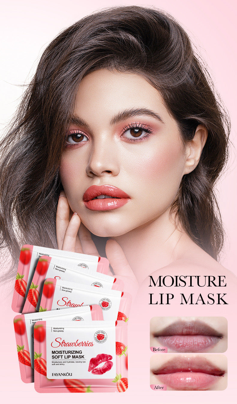 Plant and Fruit Lip Mask Series FAYANKOU Moisturizing Anti-Chap Hydrating Lip Patches Cross-Border Wholesale