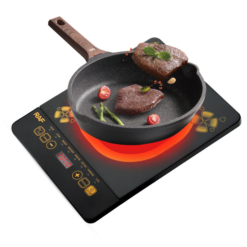 RAF European Standard Electric Ceramic Stove for Home Use, Multi-Functional High-Power Stir-Fry Hot Pot Induction Cooker, Countertop Electric Stove for Stir-Frying and Cooking