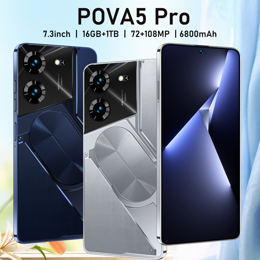 Popular POVA5pro Full hd screen16+1TB Low Price New Smart Phone Source Factory Price