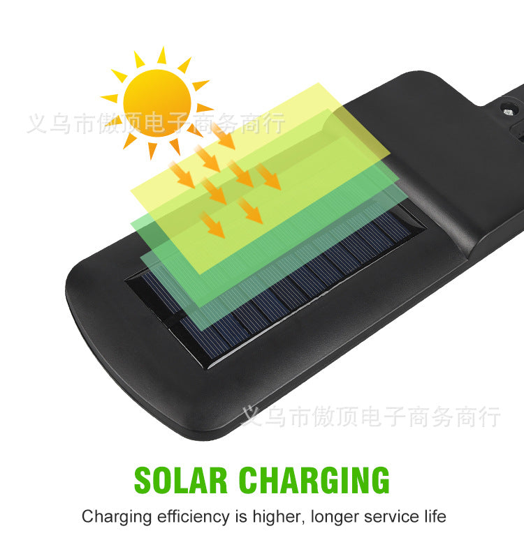 Outdoor Solar Light Human Body Sensing Street Light Bracket Integrated Garden Light Waterproof Garden Light Garage Light