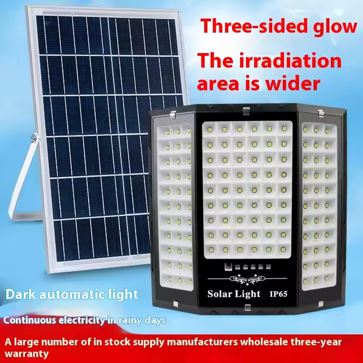 Solar Outdoor Garden Waterproof Split Flood Light, Automatically Charges During the Day and Lights up Automatically at Dusk
