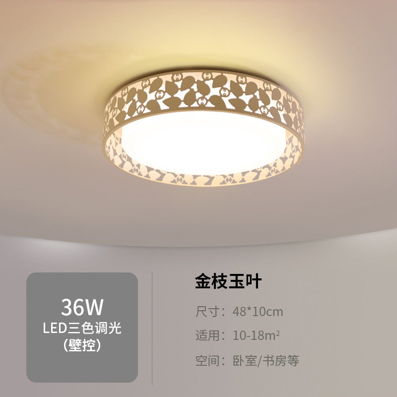 Bedroom Lamp Round Light Fixture LED Living Room Home Ceiling Light Fixture Simple Modern Cozy Romantic Creative Room Lamp