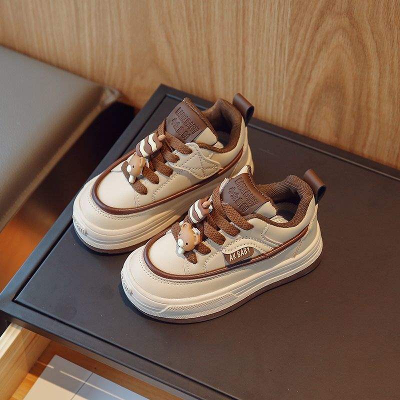 2025Autumn Unisex Stylish Casual Cute Big Kids Sneakers High Top Versatile Non-Slip Shoes