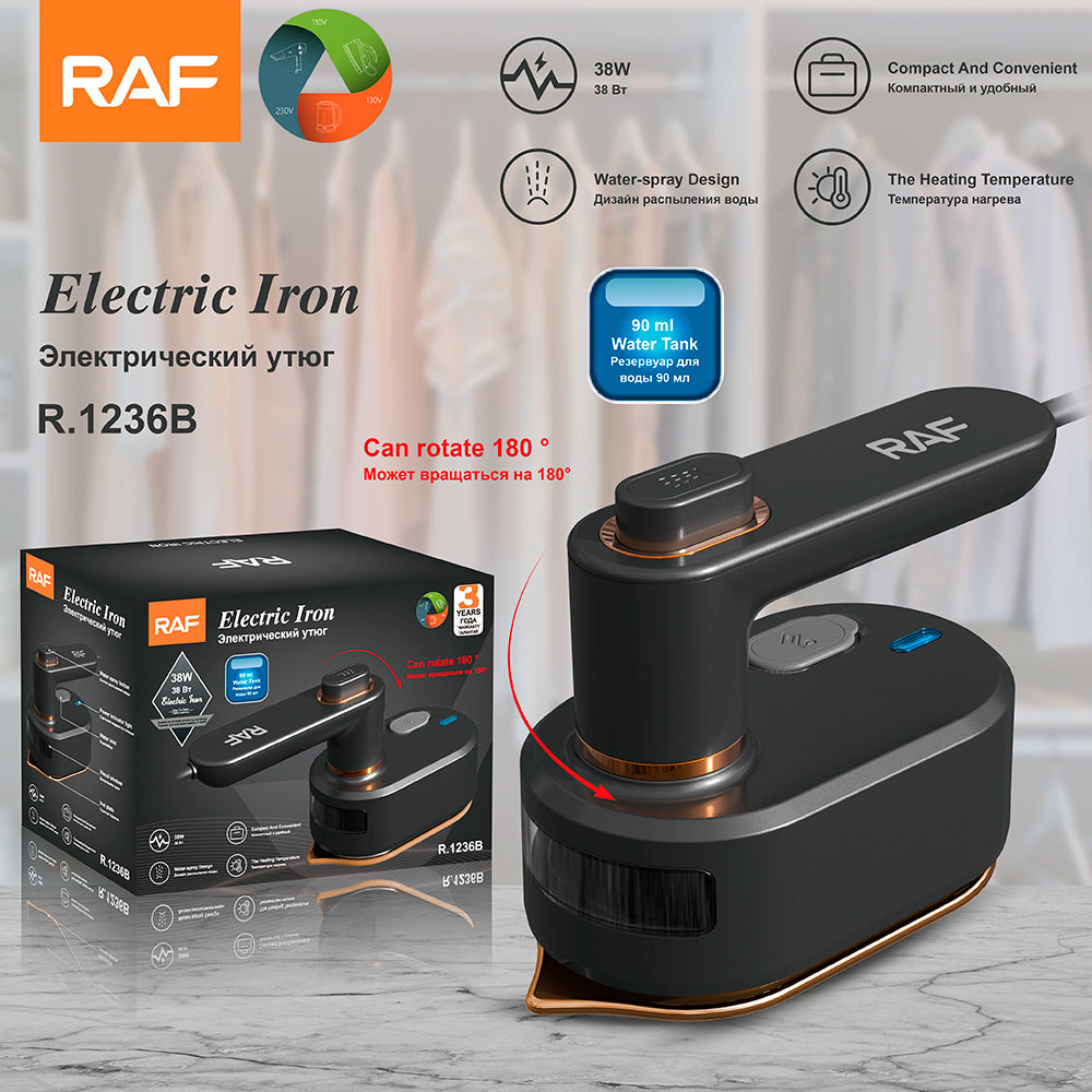RAF EU Standard Handheld Steam Iron Portable Garment Steamer Home Business Travel Mini Iron