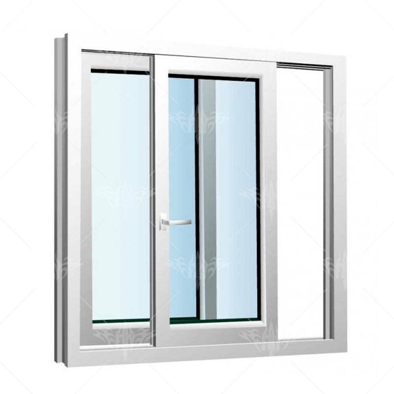 Modern Design System Customized  Double Glass Hurricane Impact Aluminium Sliding Window