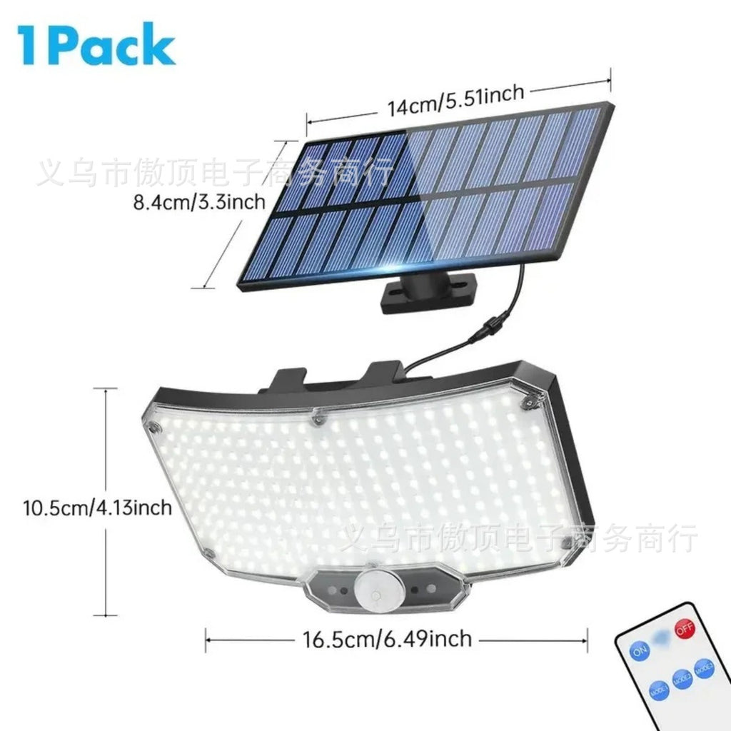 New Solar-Powered Light234LED Courtyard Waterproof Garden Villa Lighting Lamp Split Type Outdoor Lighting Lamp