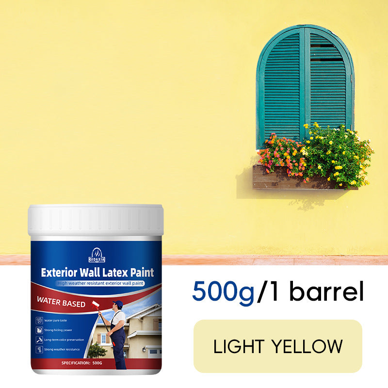 Qixia Exterior Wall Latex Paint Wall Renovation Special Repair Exterior Wall Paint Color Change Coating Wall Paint Exterior Wall Coating
