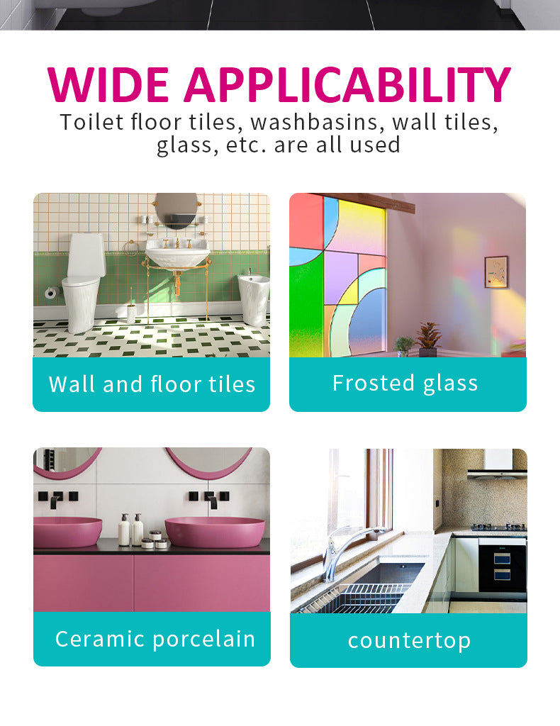 Water-Based Tile Paint Bathroom Floor Tile Color Change Renovation Coating Toilet Glass Wear-Resistant Waterproof Paint Matte