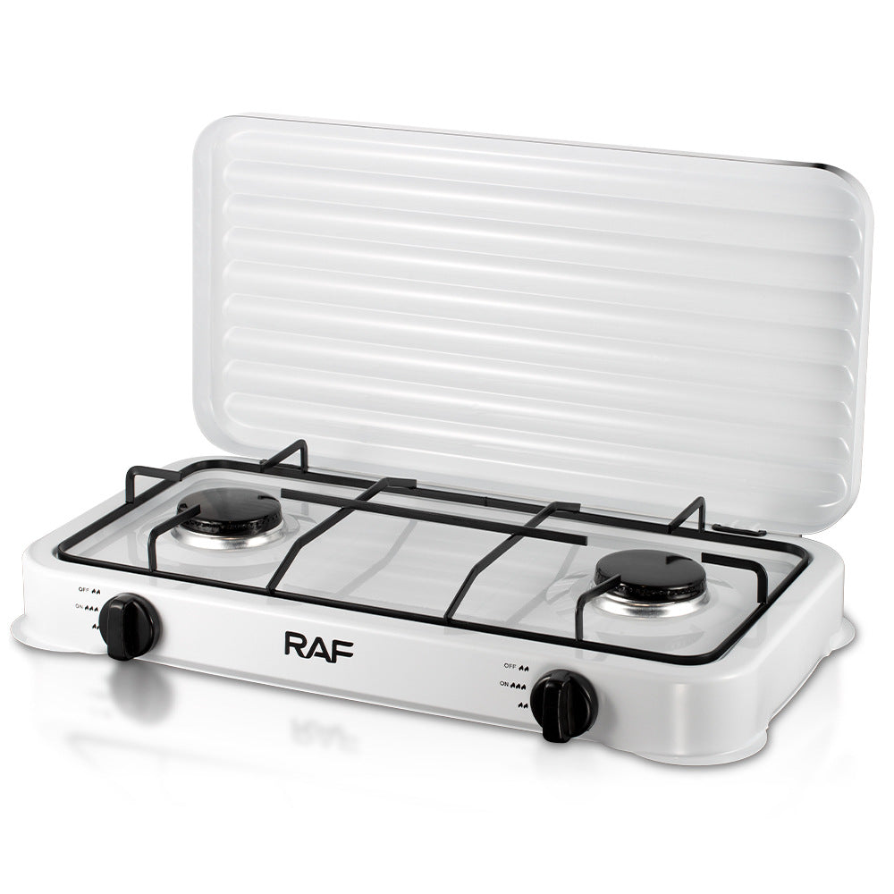 RAF European Standard Double Burner Gas Stove Small Household Appliance Multifunctional Household Small Electric Stove Wholesale R.8033
