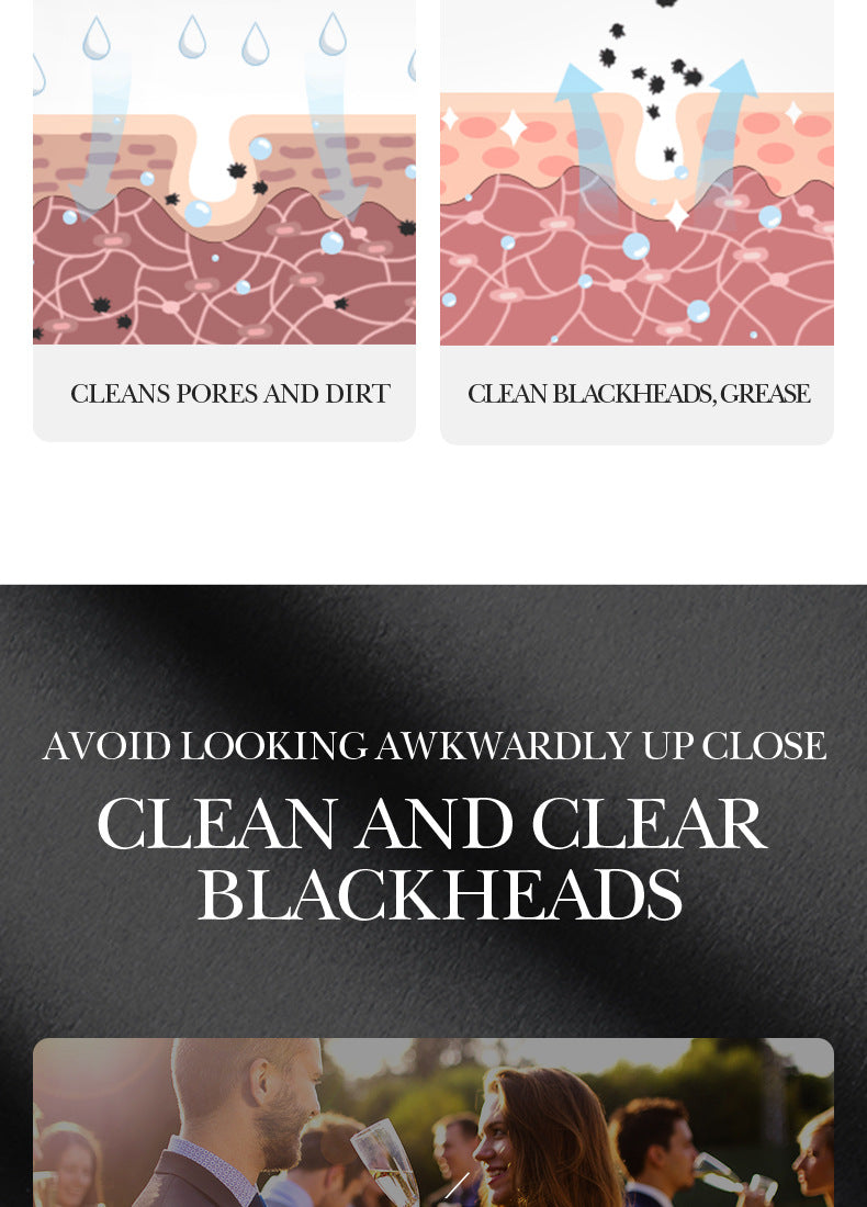Bamboo Charcoal Blackhead Absorbing Nose Mask Patch SADOERT District Nursing60g  Foreign Trade Skincare Wholesale