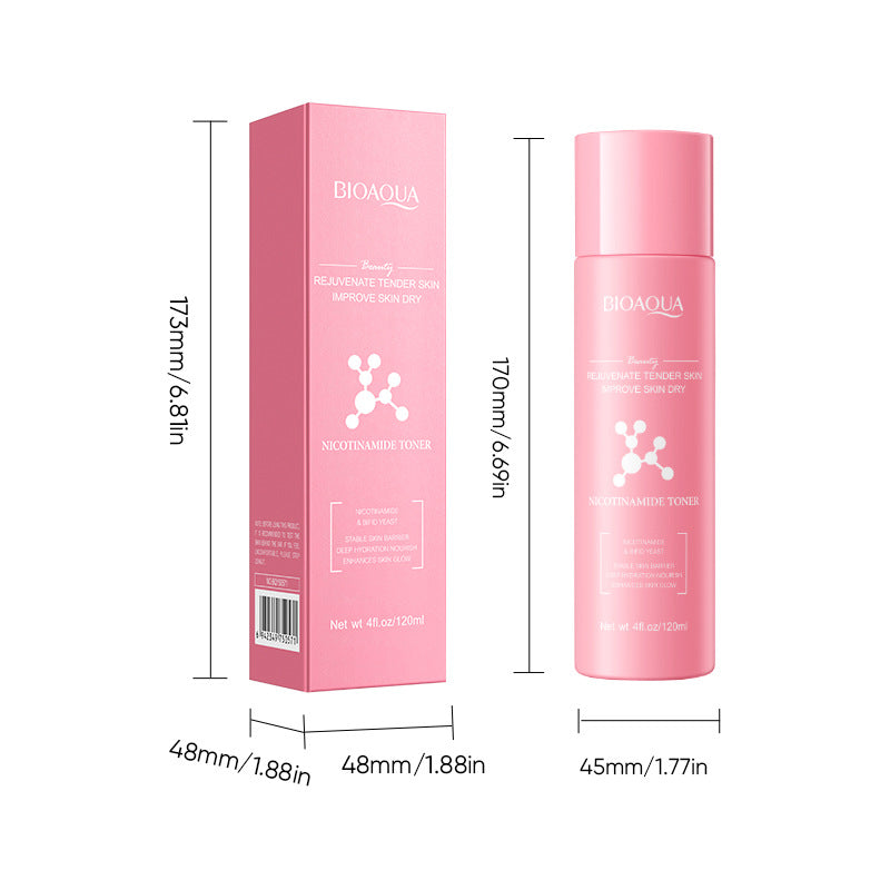 Niacinamide Skin Rejuvenating Toner BIOAOUA Moisturizing Hydrating Water Wholesale for Cross-Border Foreign Trade