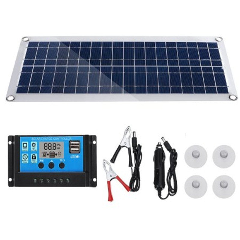 30W Flexible Lightweight Portable Controller Solar Charging Board Durability Solar Charger