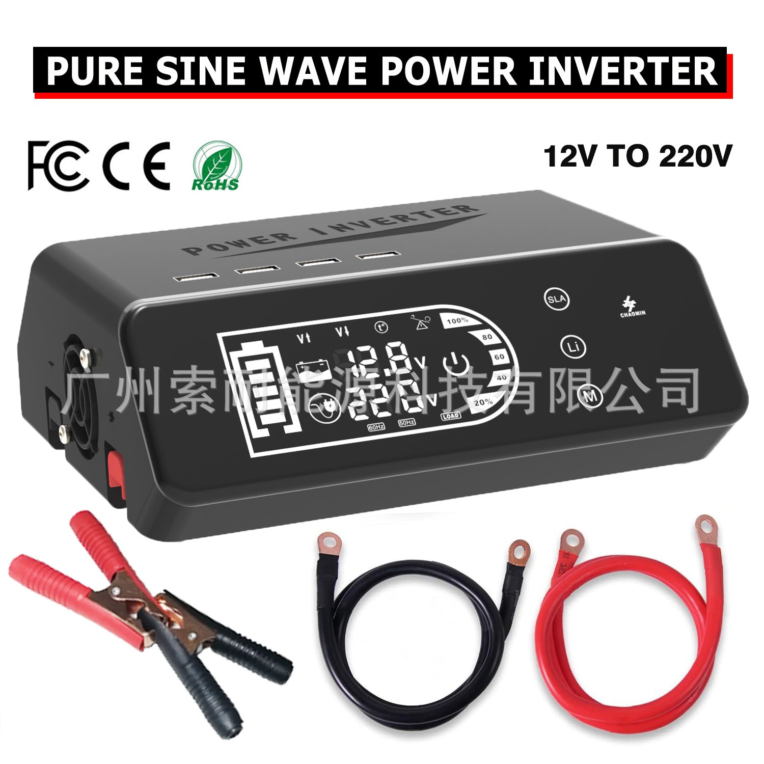 1000W Pure Sine Wave Inverter12V Turn220V With Smart Touch Display Amazon eBay New Product Launched