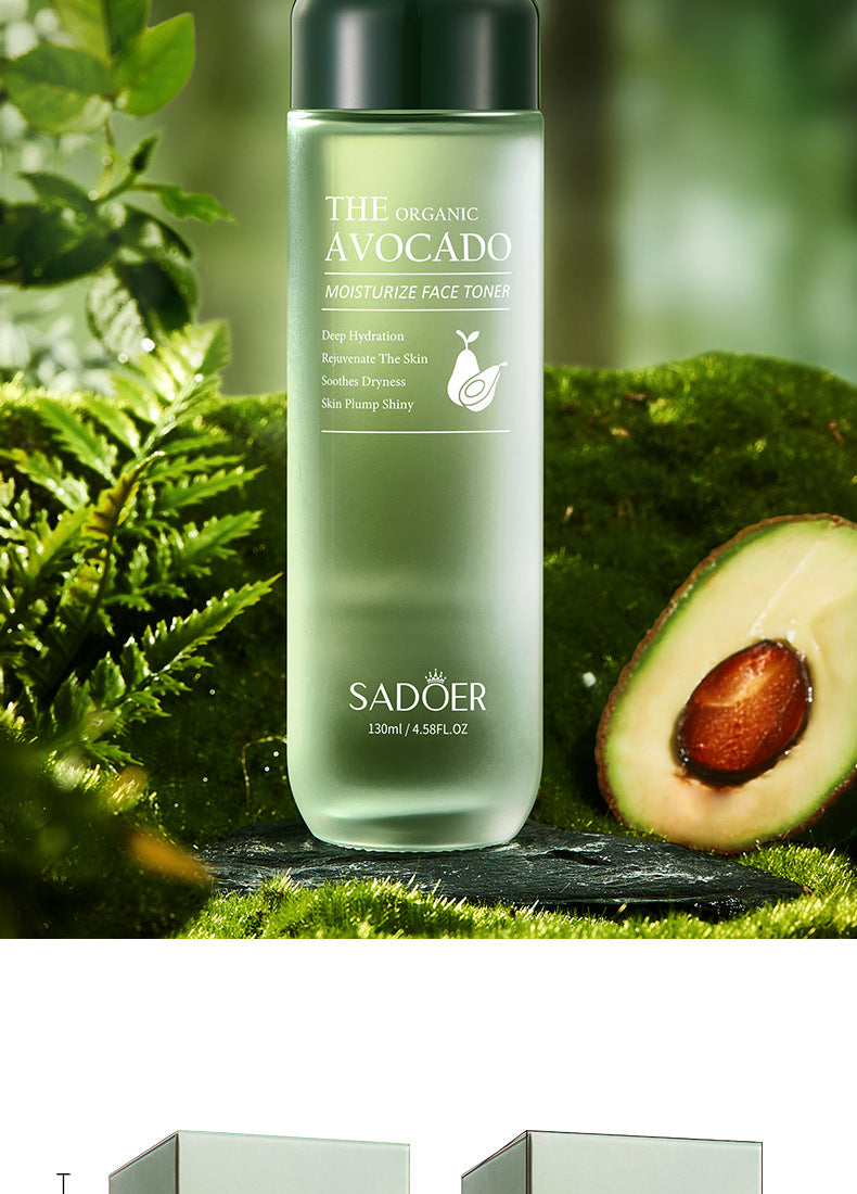 Avocado Toner130ml SADOER Hydrating Moisturizing Lotion Cross-Border Wholesale