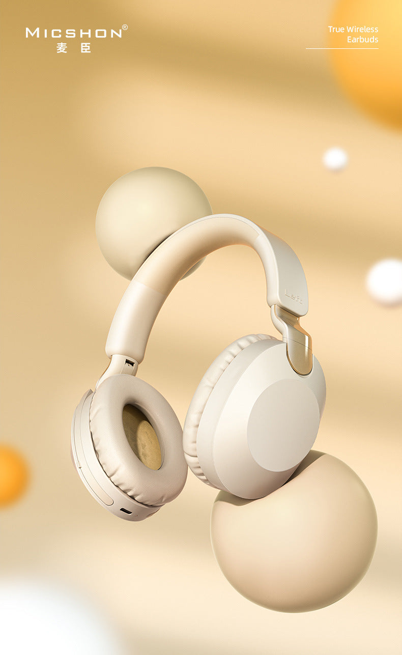 Wireless Headset Bluetooth Earphones with Mic Comfortable to Wear Long Battery Life High Sound Quality High Fidelity