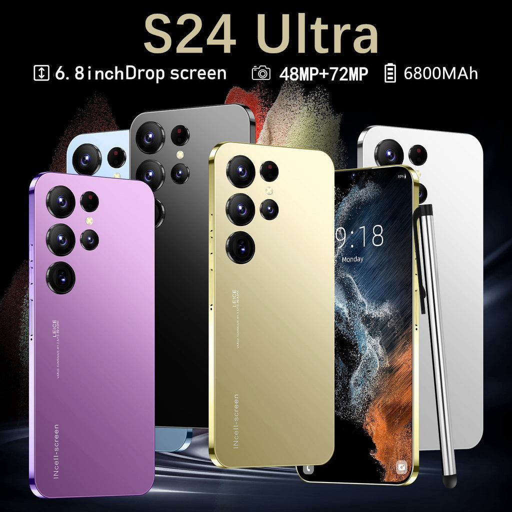 S24Ultra New Hot-Selling In Stock3G Net6.8Inch2+16GB Android OTG Smartphone Dropshipping