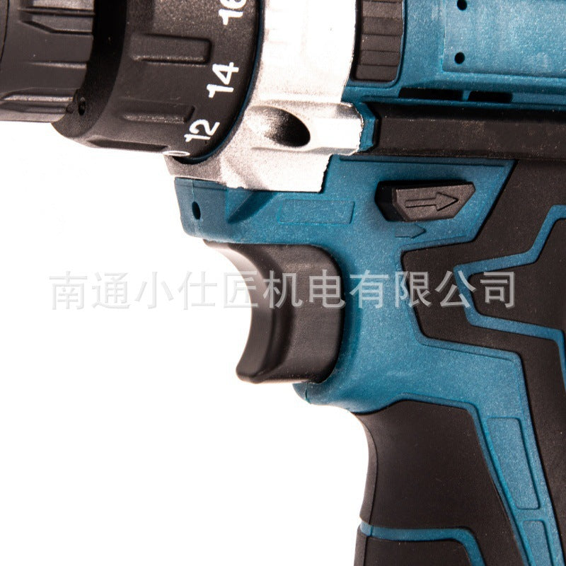 Multifunctional Dual-Speed Cordless Drill Cross-Border Trade Rechargeable Lithium Drill Household Portable Electric Screwdriver Wholesale