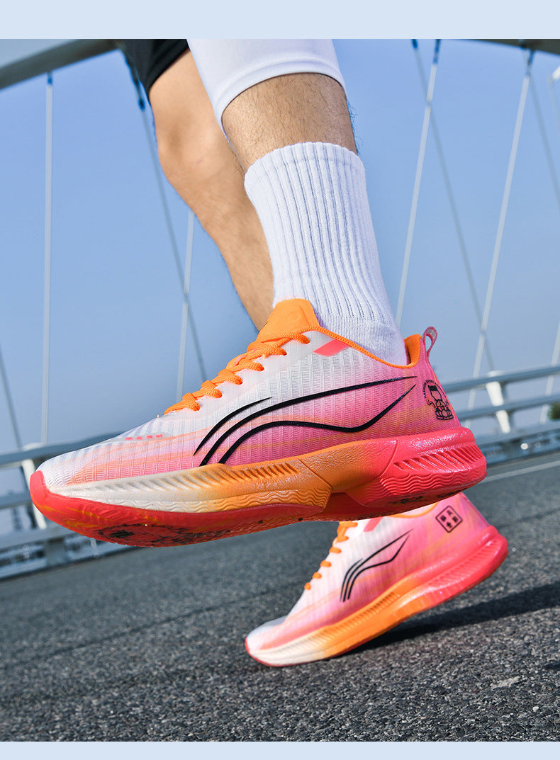 Autumn New Parent-Child Nezha Ao Bing Fashion Casual Sports Shoes Popcorn Carbon Plate Lightweight Comfortable Running Shoes
