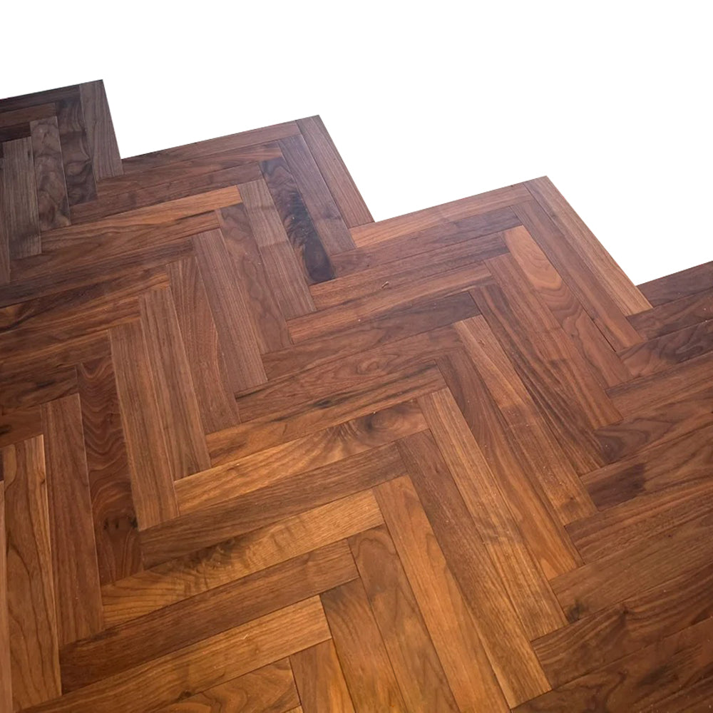 Engineered Black Walnut Wood Flooring Three Layer Waterproof Anti-slip Hardwood Floor UV Lacquer Surface for Traditional Outdoor