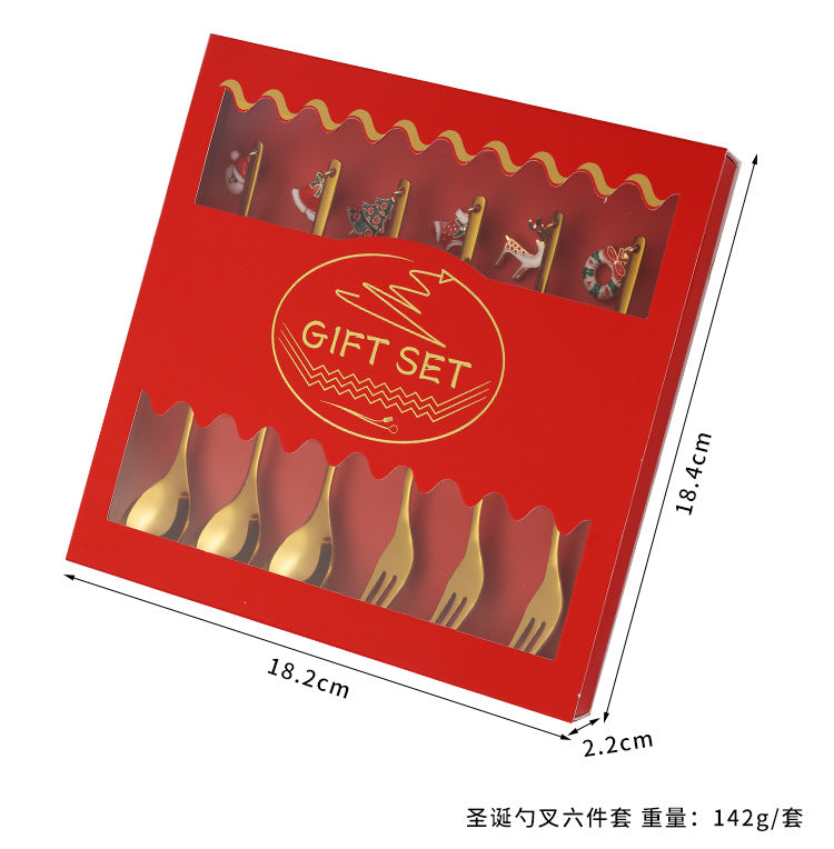 Pendant Jewelry Small Spoon DIY Coffee Children's Dessert Stirring Stick Ice Cream Popsicle Christmas Gift Tableware Spoon