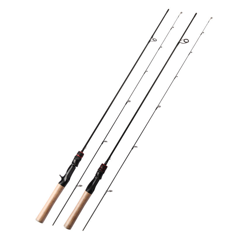 Wholesale Horse Mouth Rod Set ul Ultra-Soft Carbon Lure Rod Ultra-Light Straight Handle Solid Rod Tip Lure Fishing Rod