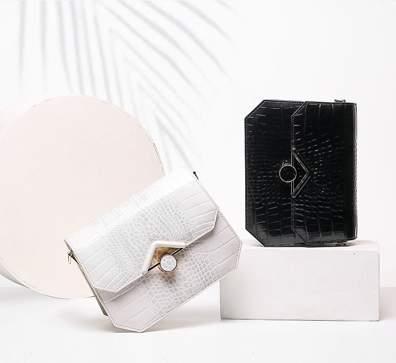 Women's Bag Summer New Crocodile Pattern Chain Bag Trendy Fashion Retro Personality Stylish Single Shoulder Crossbody Bag