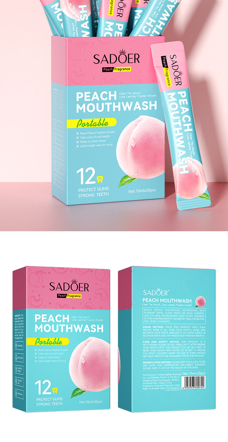H  Mouthwash Box Set SADOER Disposable Portable Oral Cleaning  Wholesale