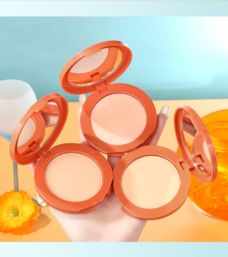 ICVC#1203Nude Powder Setting Powder15g Comes with Puff and Makeup Mirror Version Beauty