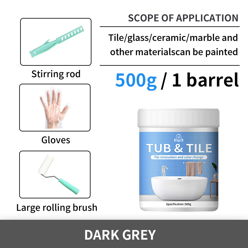 Tile Color Changing Paint Glass Ceramic Renovation Bathroom Water-Based Paint Indoor Tile Paint