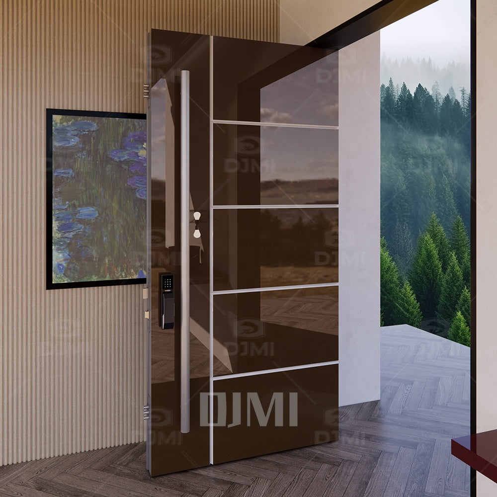 UK Style Portes Pour Maisons Modern Security Pivot Door Modern Exterior Expensive Doors for Houses Exterior Front Entry Doors