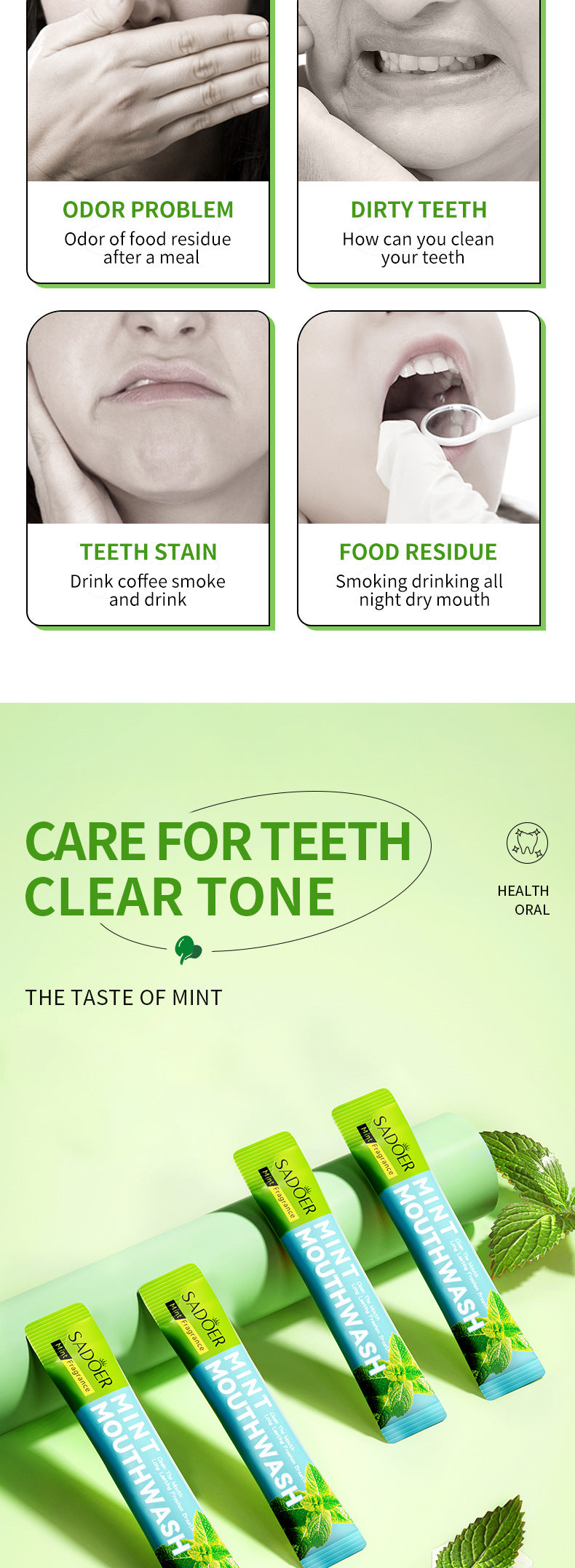Cross-border Lemon Mouthwash Strips Oral Care Disposable Portable Cleaning Export Manufacturer Wholesale
