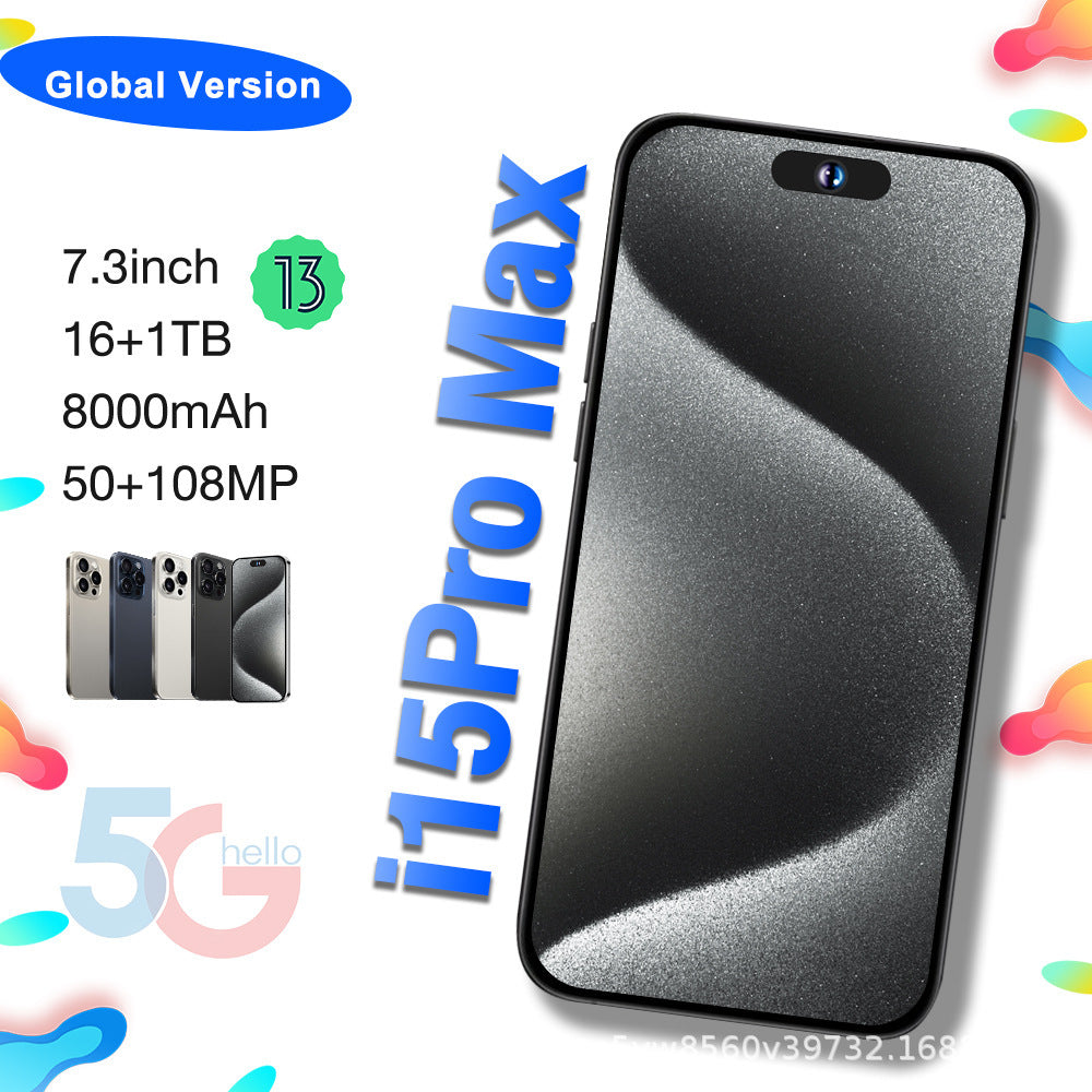 2025Popular i15ProMax Realistic phone16+1T Smart All-in-One Machine Factory Direct