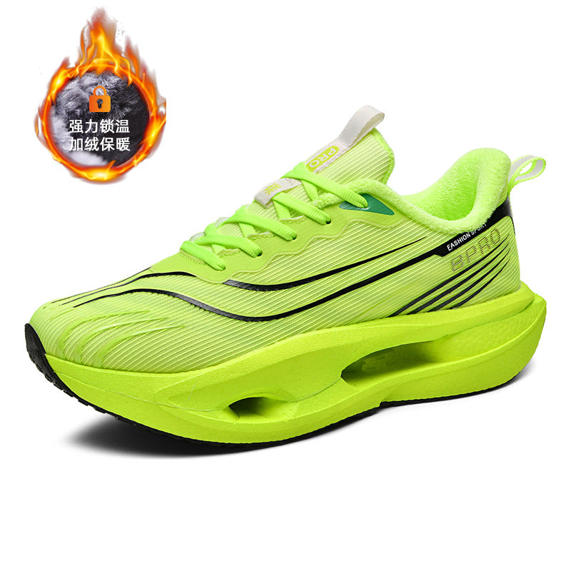 Friction Sound Real Explosion Soft Sole Breathable Racing Running Shoes Unisex Versatile Shock Absorption Anti-Slip Couple Casual Sports Shoes