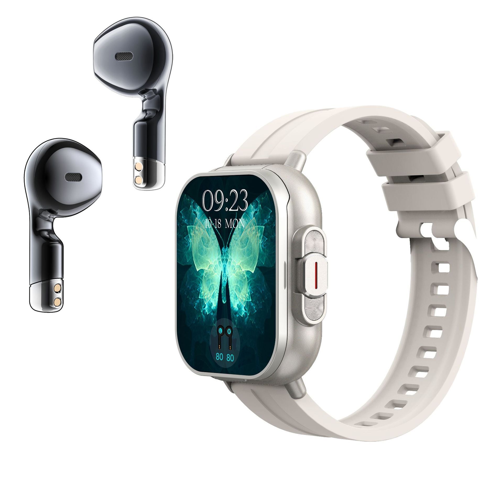 D8 Pro Smart Watch Bluetooth Call True Heart Rate Step Sleep Monitoring Hidden Bluetooth Earphone Sports