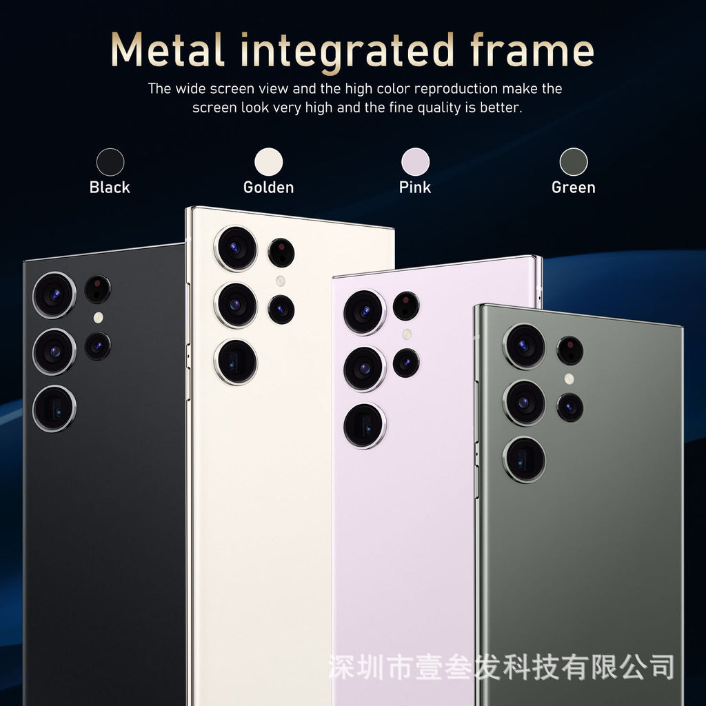 Global Mobile Phones S24 Ultra  2+16 High-end7.3Inch Large Screen1300Pixel Android8 Hd