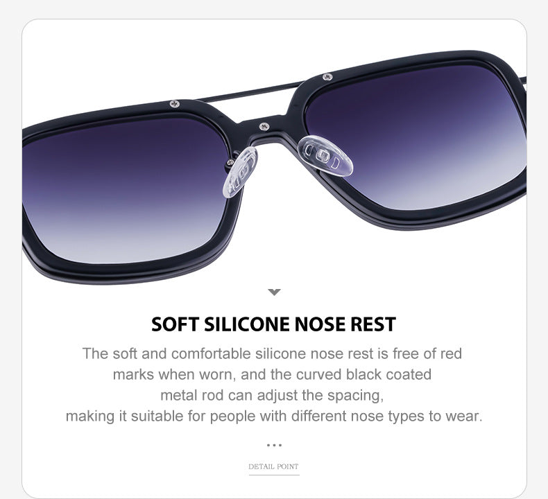 2025New style sunglasses for men with a high-end feel, vintage driving sunglasses, square frame glasses wholesale