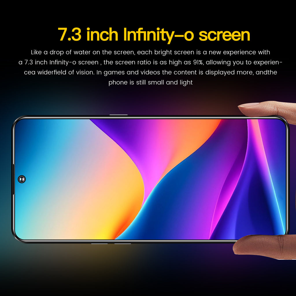 Mobile Phone Spark10 Pro 7.3Inch Large Screen16+1T Factory Price for Android Phones(Popular)