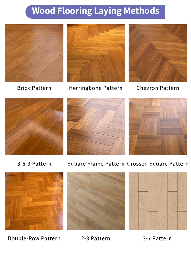 Customizable Engineered Teak Flooring Eco-Friendly UV Coated Surface Waterproof Anti-slip for Hotels Modern Homes Outdoor Park