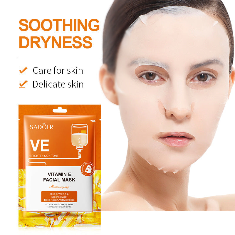 Mask SADOER Hyaluronic Acid Vitamin E Oligopeptide Hydrating Moisturizing Tablets  Foreign Trade Wholesale
