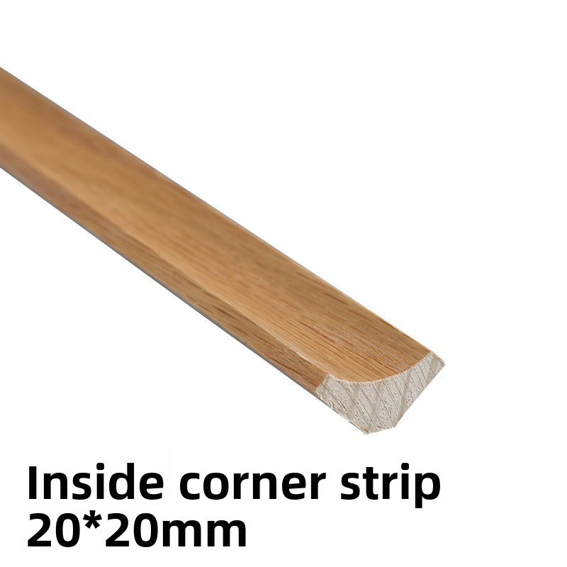 Corner trim for living room, edge protection for wall corners, anti-collision protective strip, decorative trim for doorway, solid wood corner guard strip
