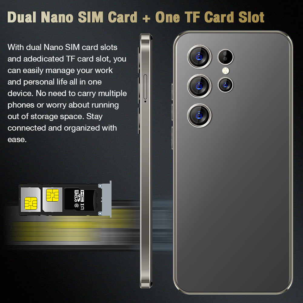 Smartphone Mobile Phone S24Ultra Android16+1TB Android All-in-One E-commerce(Popular)