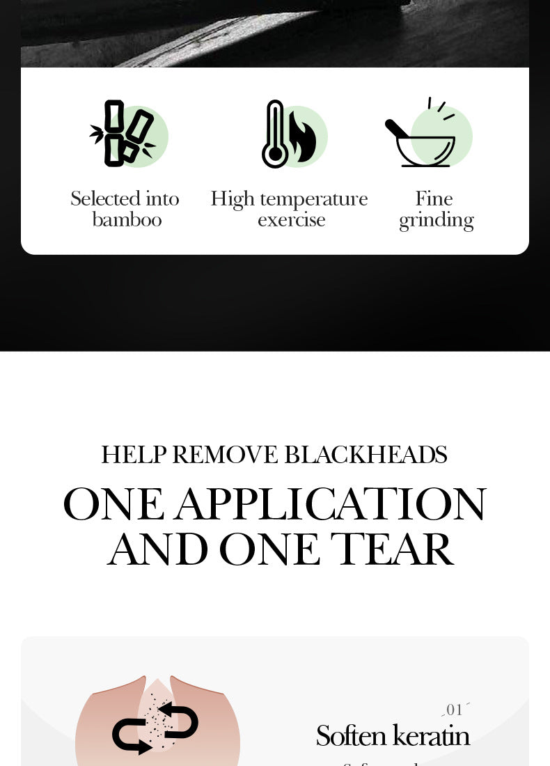 Bamboo Charcoal Blackhead Absorbing Nose Mask Patch SADOERT District Nursing60g  Foreign Trade Skincare Wholesale