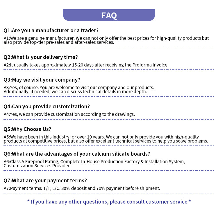 15mm Calcium Silicate Board Fireproof Sound Insulating and Durable for Wall Ceiling Partition