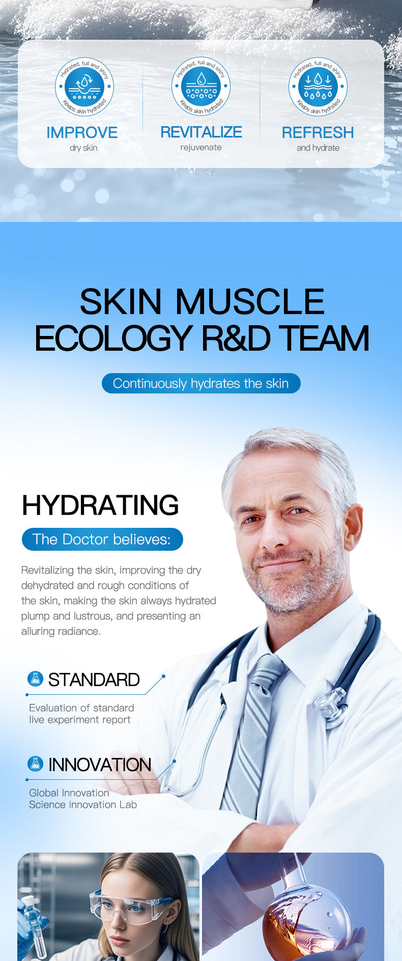 Birch Hyaluronic Acid Hydrating Mask SADOER Moisturizing and hydrating face masks  wholesale