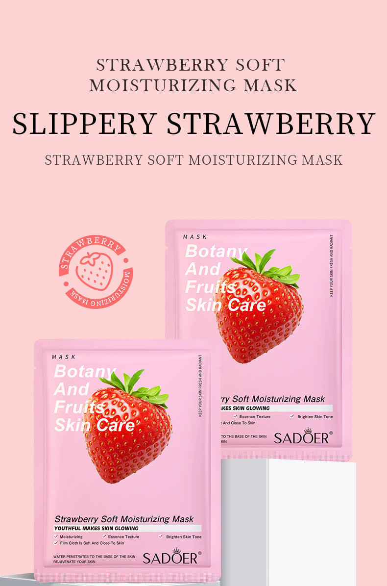 Fruit Mask SADOER Avocado Rose Hydrating Moisturizing Tablets Cross-border Foreign Trade Skincare Wholesale